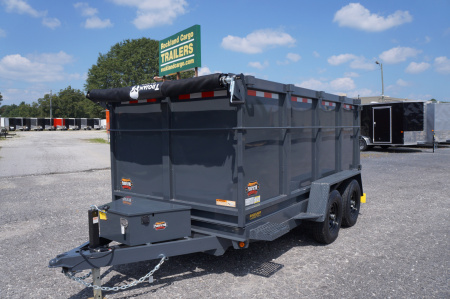 New 2026 Covered Wagon Trailers D-6X12X4X10 Dump Trailer