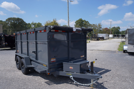 New 2026 Covered Wagon Trailers D-6X12X4X10 Dump Trailer