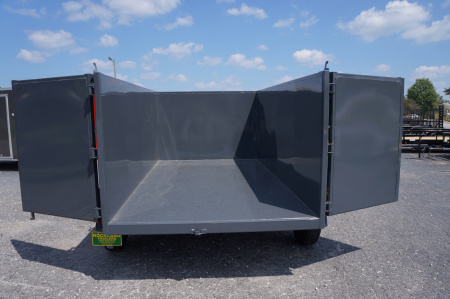 New 2026 Covered Wagon Trailers D-6X12X4X10 Dump Trailer