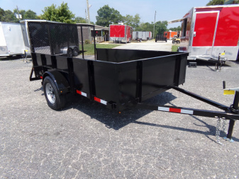 New 2025 GSK Metal Works 77X10SS Utility Trailer