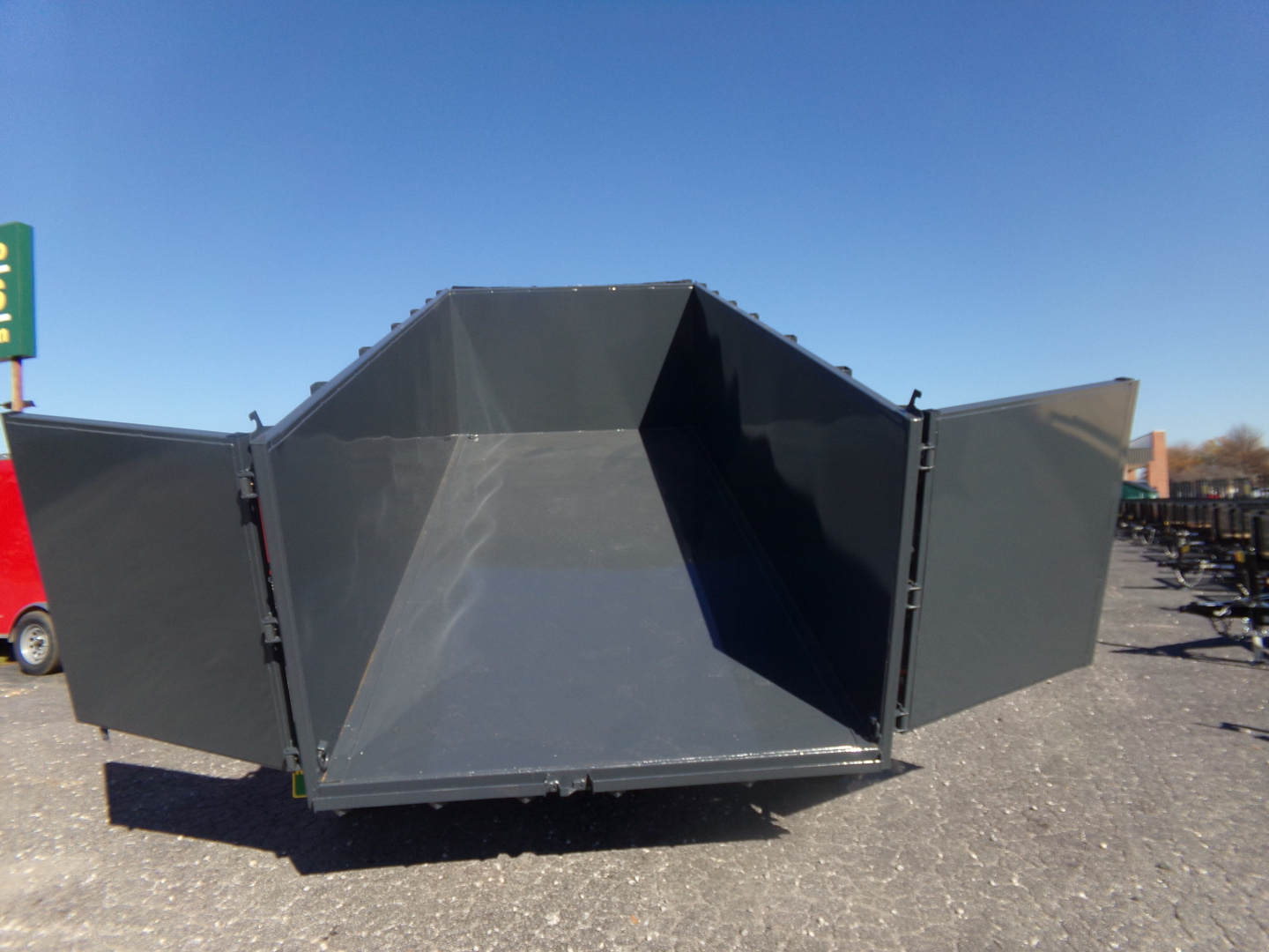 New 2026 Covered Wagon Trailers D-7X16X4X14-T Dump Trailer