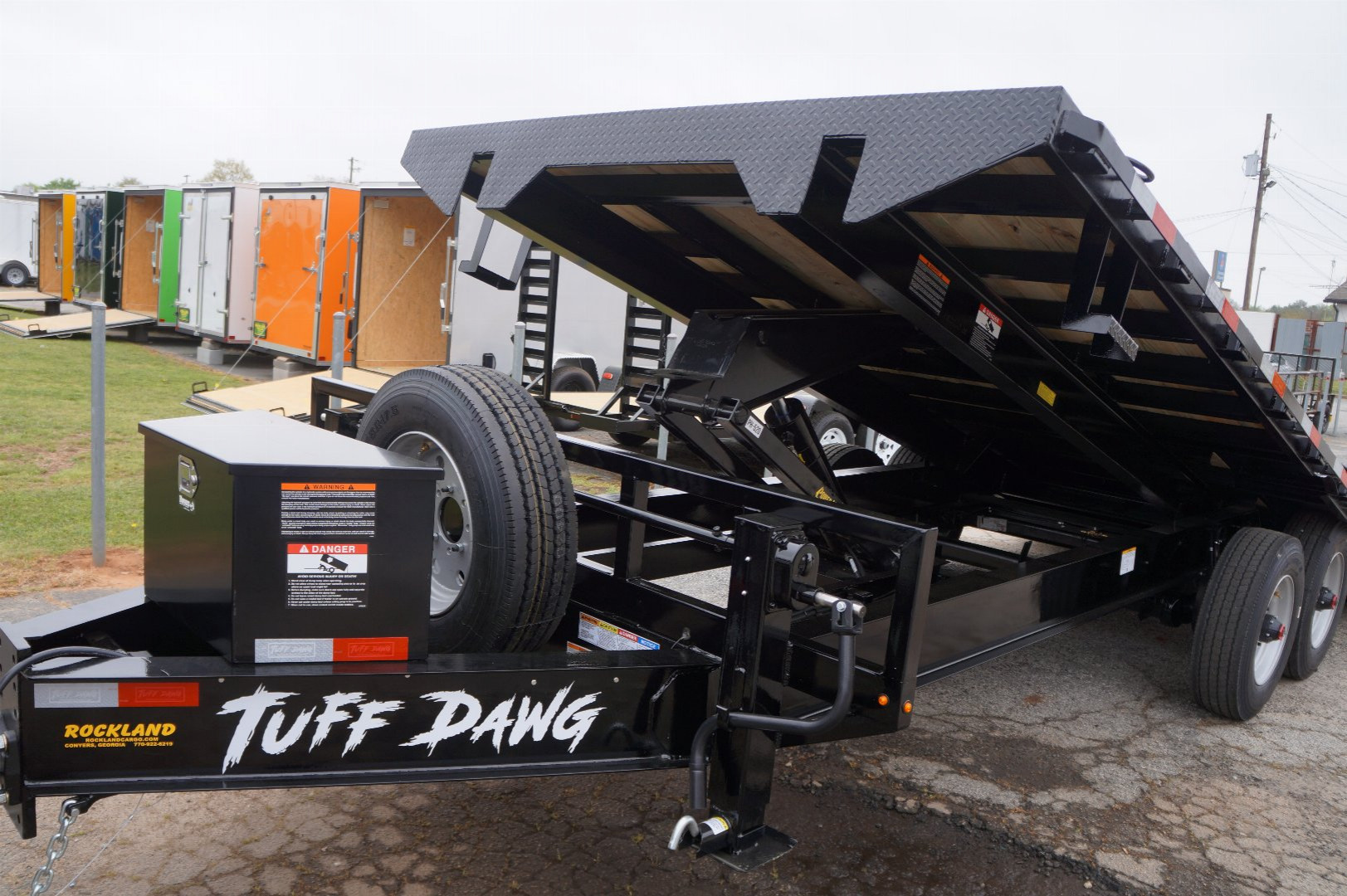 New 2025 Tuff Dawg Trailers 20 Tilt Deck Over Equipment Trailer