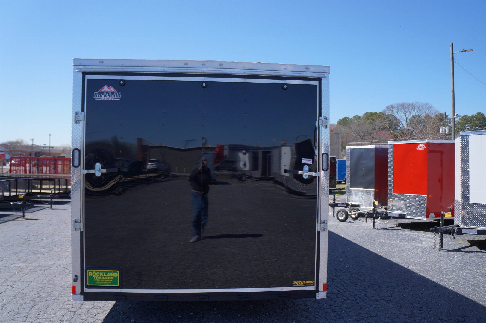 New 2025 Rock Solid Cargo 8.5X32TA3 Motorcycle Trailer