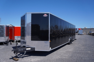 New 2025 Rock Solid Cargo 8.5X32TA3 Motorcycle Trailer