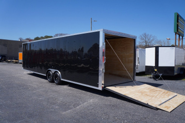 New 2025 Rock Solid Cargo 8.5X32TA3 Motorcycle Trailer