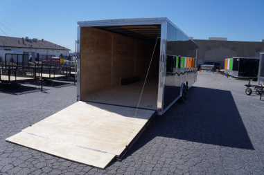 New 2025 Rock Solid Cargo 8.5X32TA3 Motorcycle Trailer