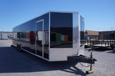 New 2025 Rock Solid Cargo 8.5X32TA3 Motorcycle Trailer