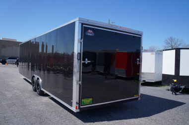 New 2025 Rock Solid Cargo 8.5X32TA3 Motorcycle Trailer