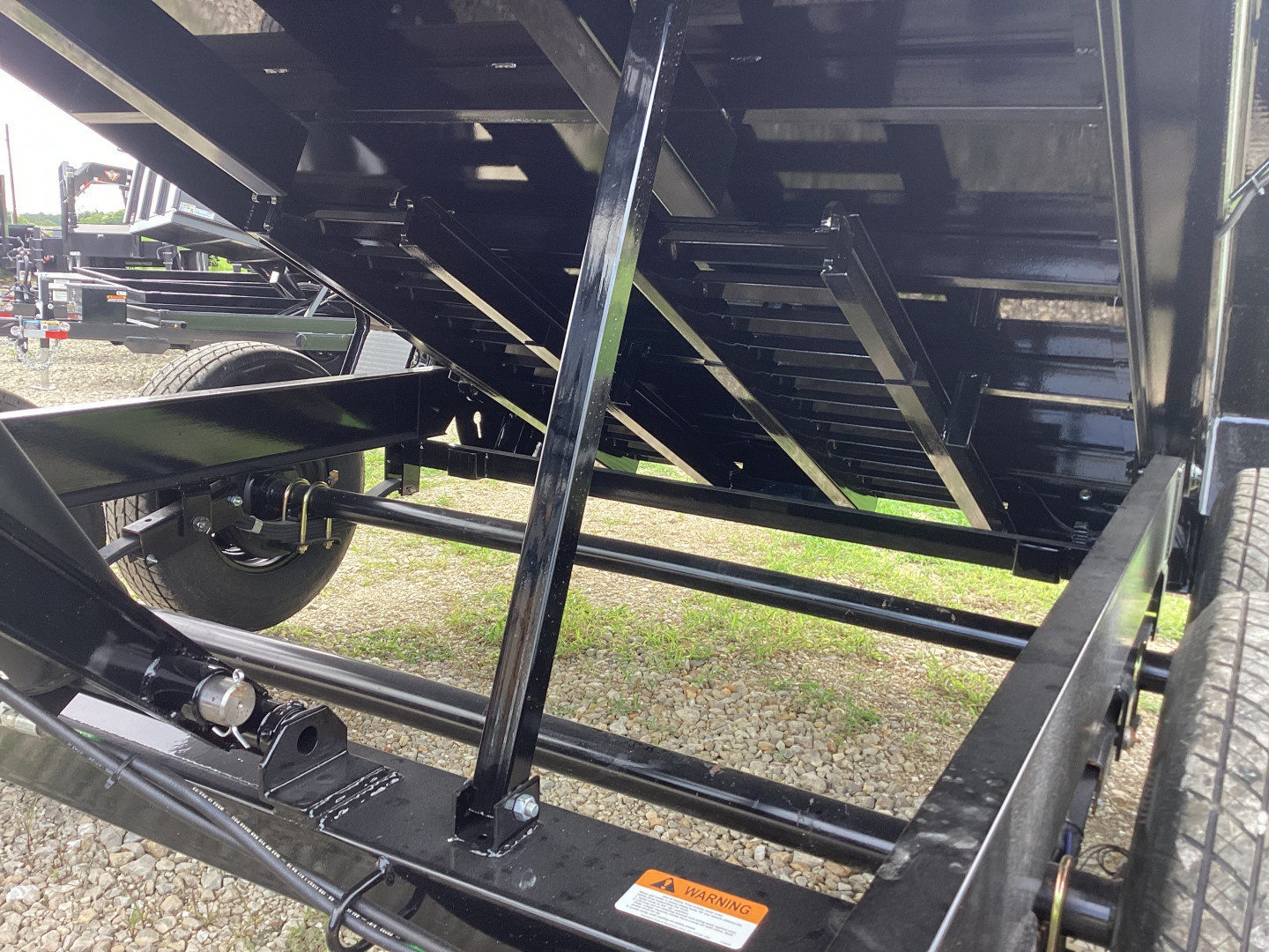 New 2026 H&H 83x14 Bumper Pull Industrial Dump Trailer, 14K
