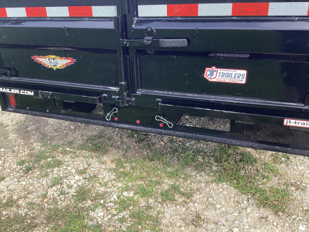 New 2026 H&H 83x14 Bumper Pull Industrial Dump Trailer, 14K