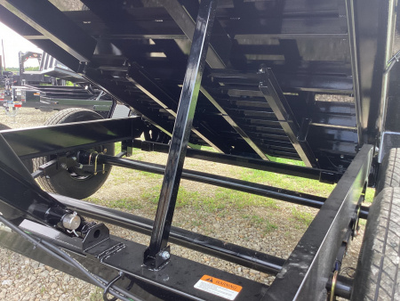 New 2026 H&H 83x14 Bumper Pull Industrial Dump Trailer, 14K