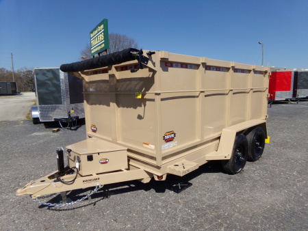 New 2026 Covered Wagon Trailers D-6X12X4X10 Dump Trailer