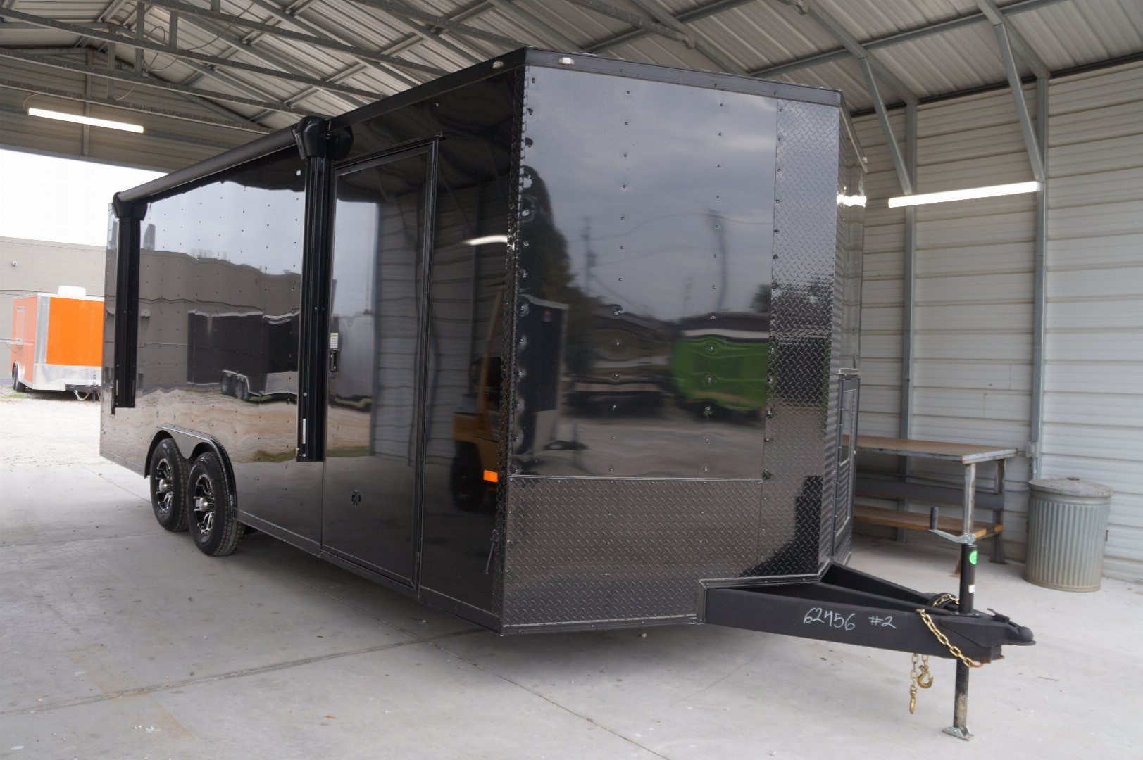 New 2025 Rock Solid Cargo 8.5X20CH-5200LB Motorcycle Trailer