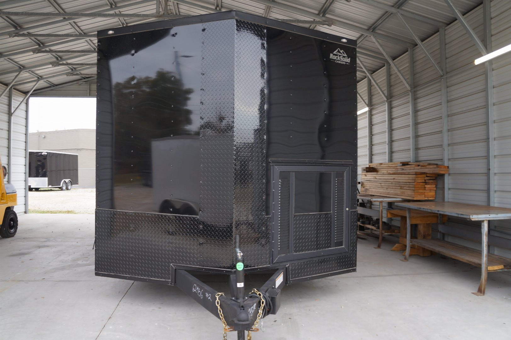 New 2025 Rock Solid Cargo 8.5X20CH-5200LB Motorcycle Trailer