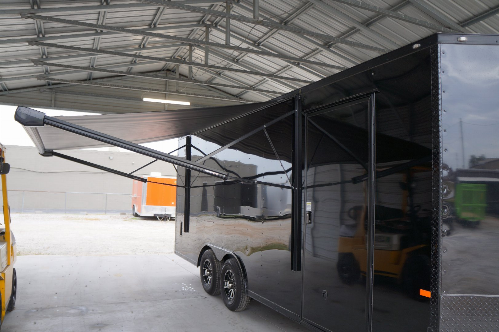 New 2025 Rock Solid Cargo 8.5X20CH-5200LB Motorcycle Trailer