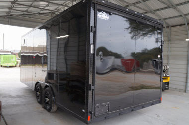 New 2025 Rock Solid Cargo 8.5X20CH-5200LB Motorcycle Trailer