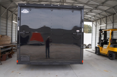 New 2025 Rock Solid Cargo 8.5X20CH-5200LB Motorcycle Trailer