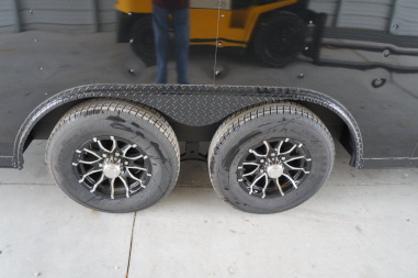 New 2025 Rock Solid Cargo 8.5X20CH-5200LB Motorcycle Trailer