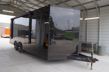 New 2025 Rock Solid Cargo 8.5X20CH-5200LB Motorcycle Trailer