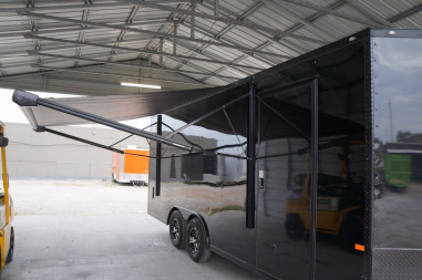 New 2025 Rock Solid Cargo 8.5X20CH-5200LB Motorcycle Trailer