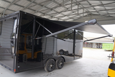 New 2025 Rock Solid Cargo 8.5X20CH-5200LB Motorcycle Trailer