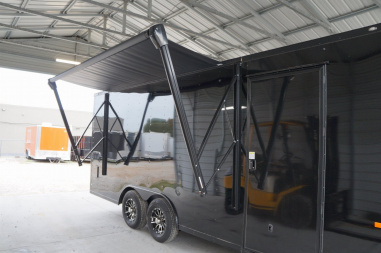 New 2025 Rock Solid Cargo 8.5X20CH-5200LB Motorcycle Trailer