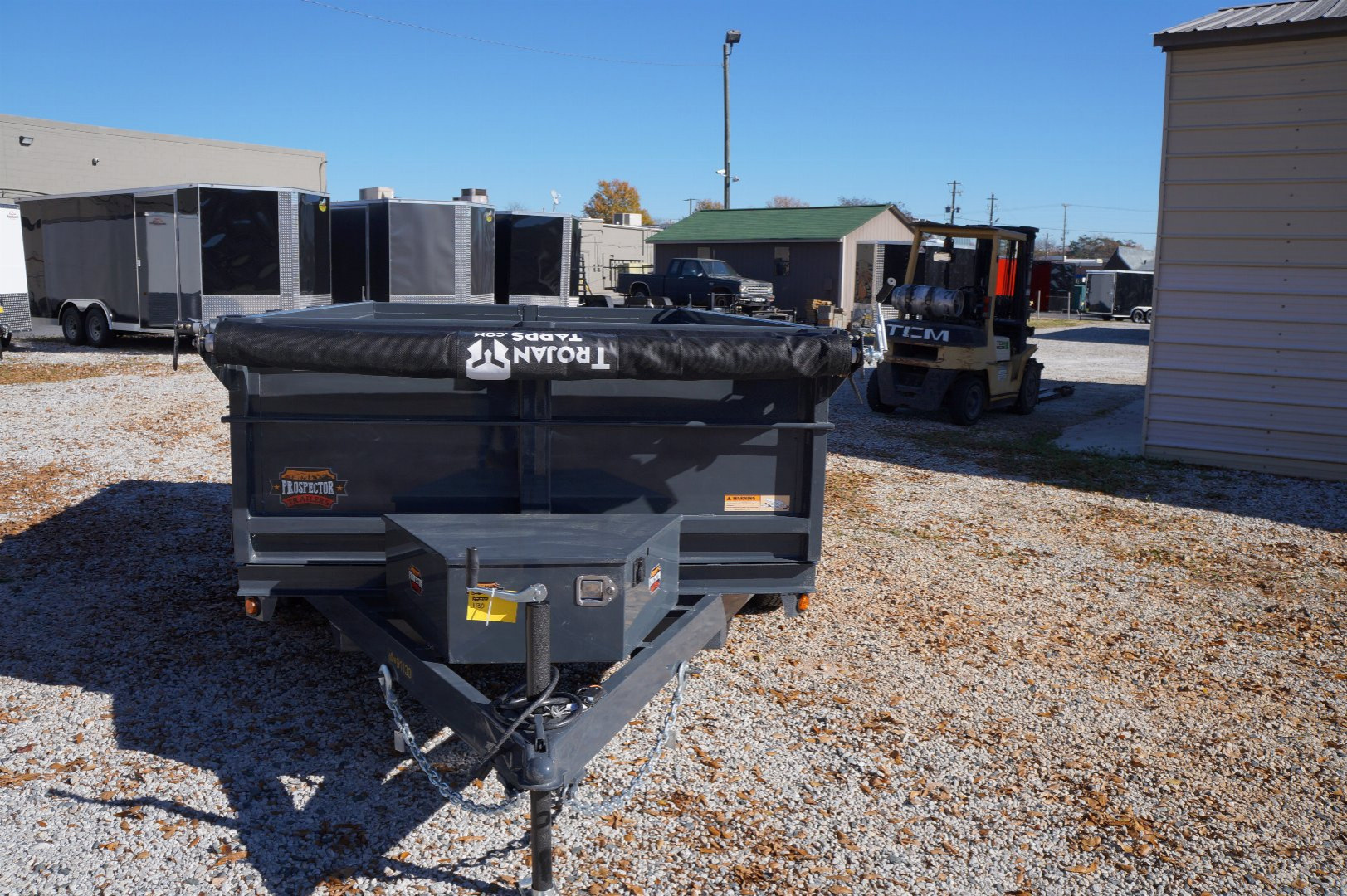 New 2025 Covered Wagon Trailers D-6X10X2X7 Dump Trailer