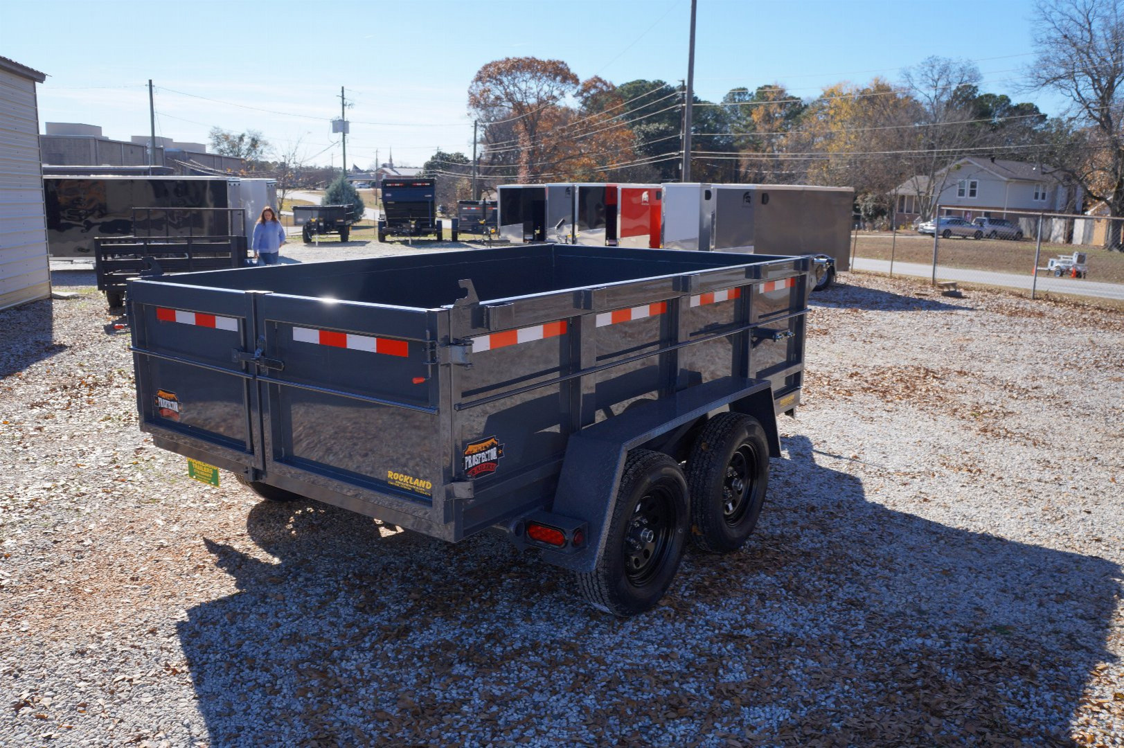 New 2025 Covered Wagon Trailers D-6X10X2X7 Dump Trailer