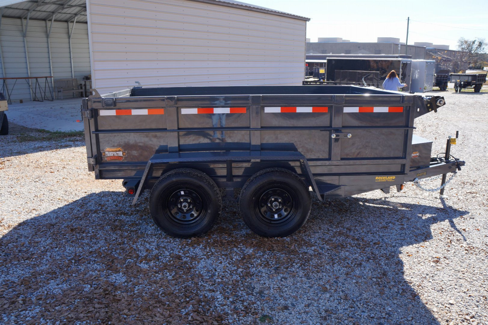 New 2025 Covered Wagon Trailers D-6X10X2X7 Dump Trailer