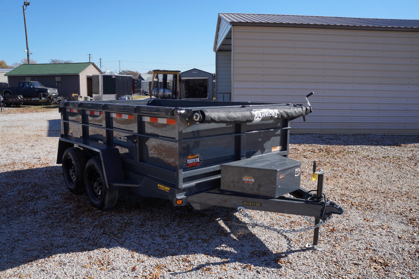 New 2025 Covered Wagon Trailers D-6X10X2X7 Dump Trailer