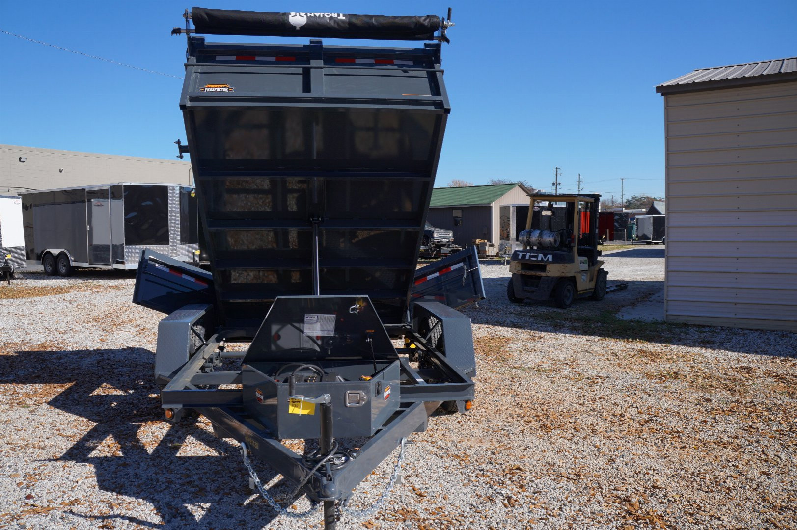 New 2025 Covered Wagon Trailers D-6X10X2X7 Dump Trailer