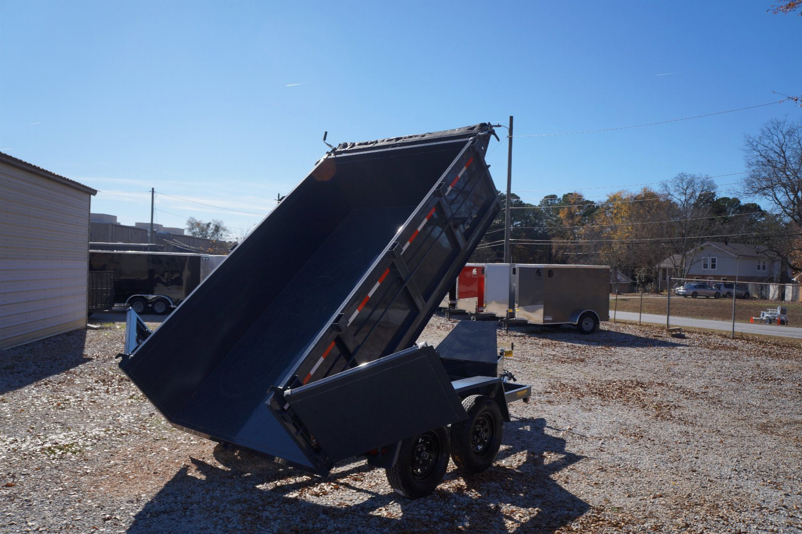 New 2025 Covered Wagon Trailers D-6X10X2X7 Dump Trailer