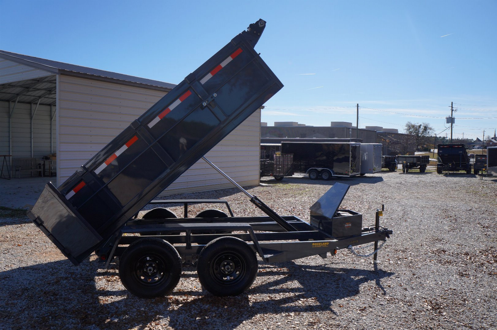 New 2025 Covered Wagon Trailers D-6X10X2X7 Dump Trailer