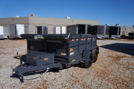 New 2025 Covered Wagon Trailers D-6X10X2X7 Dump Trailer
