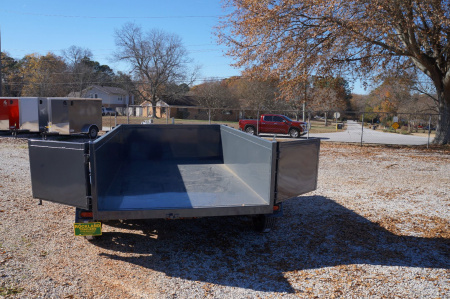 New 2025 Covered Wagon Trailers D-6X10X2X7 Dump Trailer