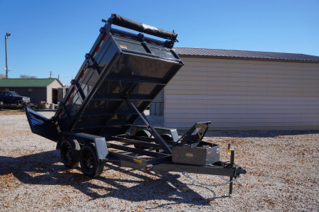 New 2025 Covered Wagon Trailers D-6X10X2X7 Dump Trailer