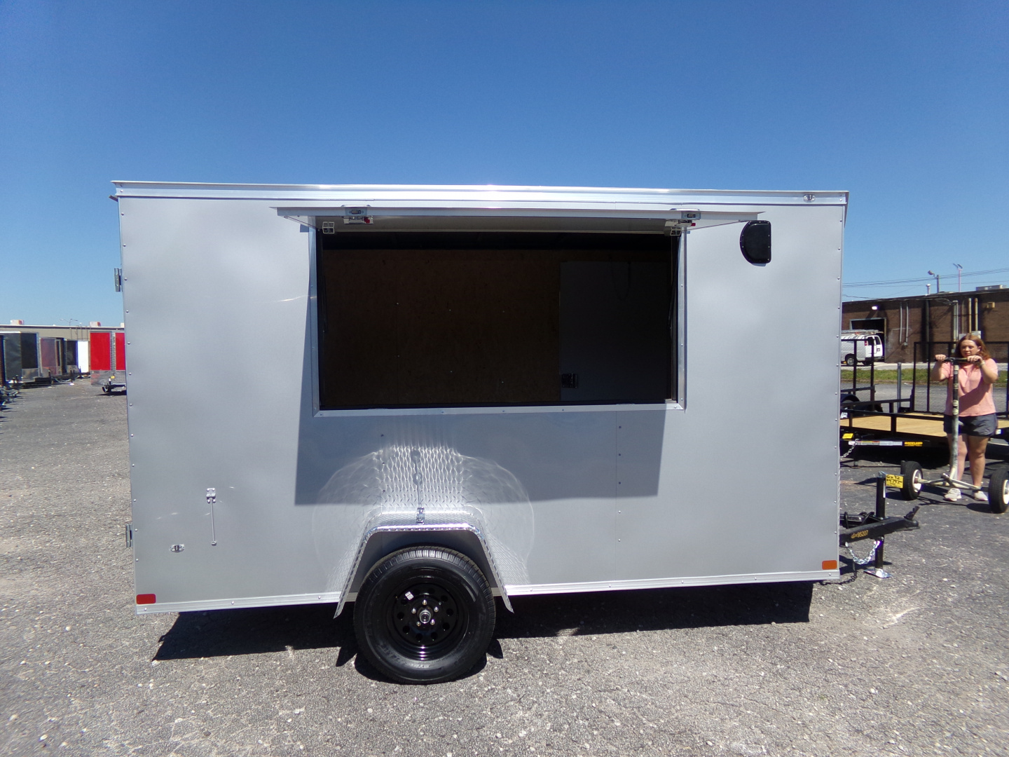 New 2025 Covered Wagon Trailers CW6X12SA Concession