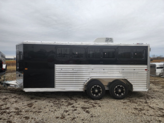 New 2026 Frontier Low Pro DDFW 6 Pen/ Stock Combo Trailer