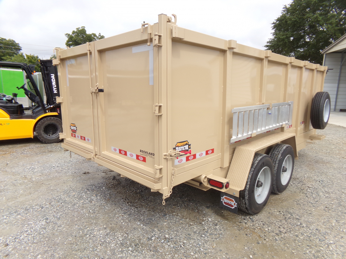 New 2026 Covered Wagon Trailers D-7X16X4X16-T Dump Trailer