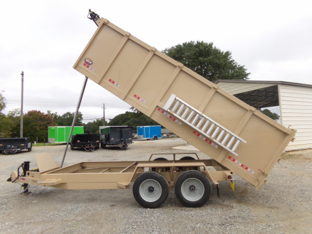 New 2026 Covered Wagon Trailers D-7X16X4X16-T Dump Trailer