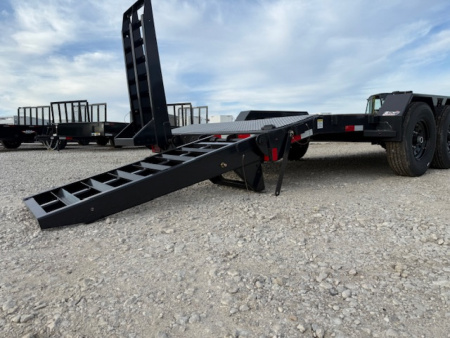 New 2026 Hillcrest Deep Charcoal 82"x18'+2' 16k Equipment Trailer