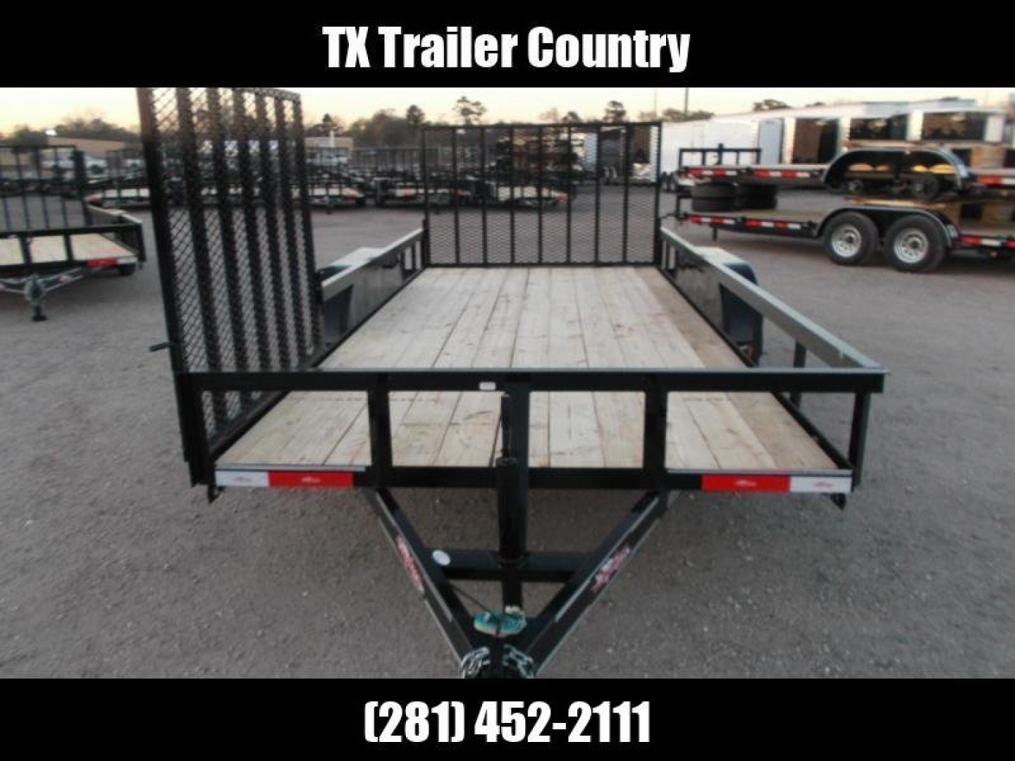New 2025 LONGHORN TRAILERS 83x20 Utility Trailer / ATV Trailer / Side by Side Trailer / 4ft Rear Ramp / 4ft Side Load Ramp / Electric Brakes / Pipetop / LED Lights