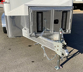 New Total Trailer 7 X 12 Aluminum Fiber Optic Splicing Trailer Fiber Splicing