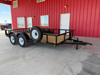 New 2025 GR Trailers 83X14 TANDEM AXLE 7K UT W/SLIDE IN RAMPS Utility Trailer