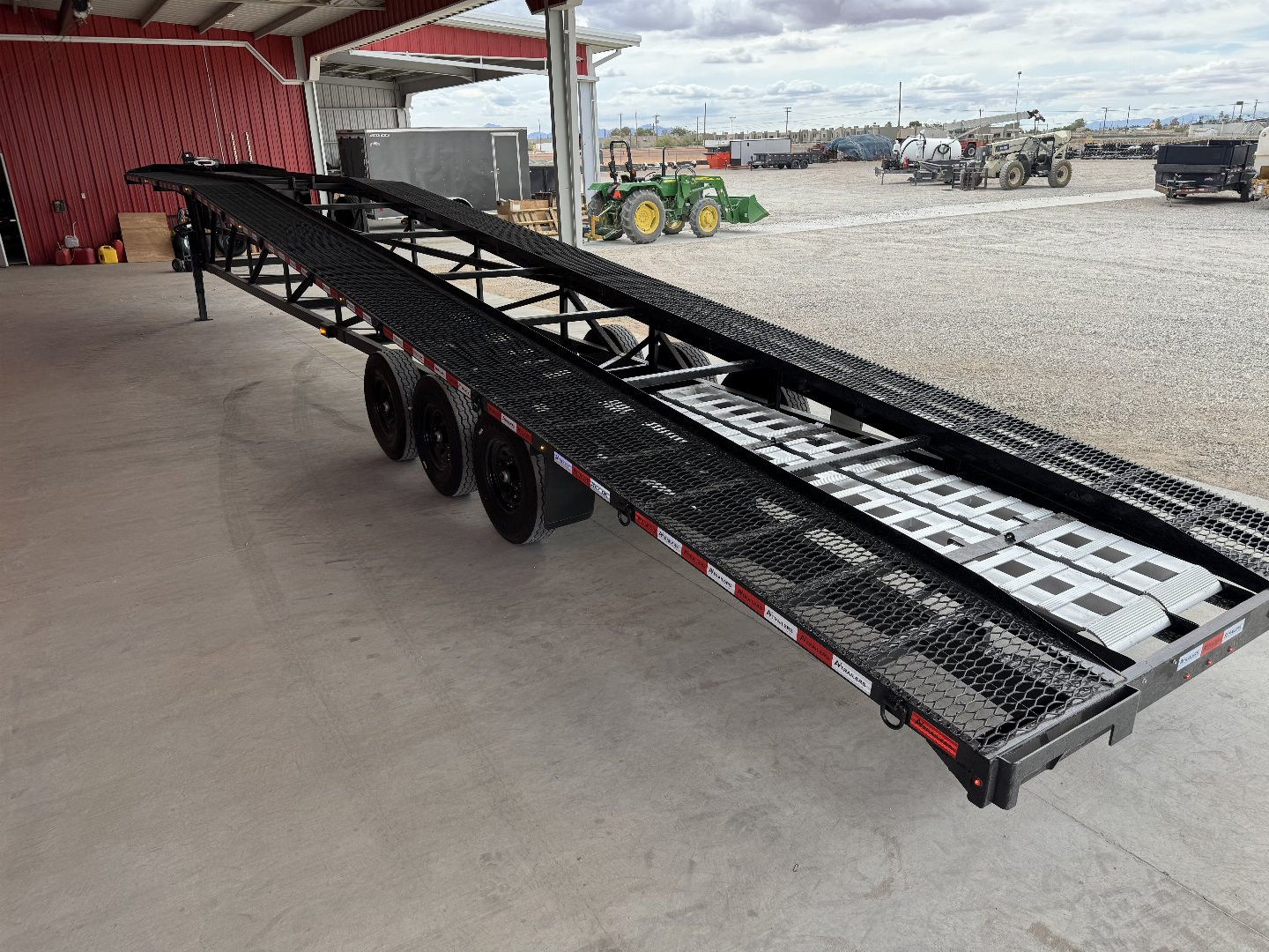 New 2025 Ascend Industries 102X50 WEDGE 21K MULTY CAR HAULER Flatbed Trailer