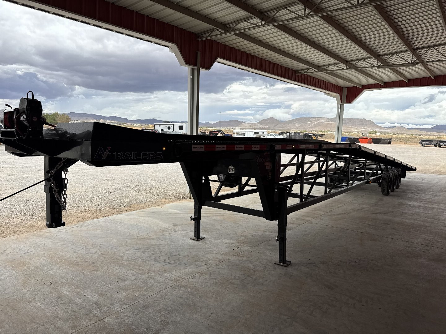 New 2025 Ascend Industries 102X50 WEDGE 21K MULTY CAR HAULER Flatbed Trailer
