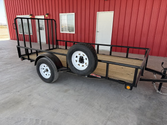 New 2025 GR TRAILERS 6X12 SINGLE AXLE W/RAMP GATE (STOCK#GR955 Utility Trailer