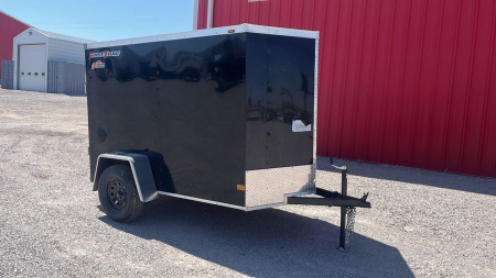 New 2025 Wells Cargo 5X8 SINGLE AXLE ECLOSED CARGO SWING DOOR Cargo / Enclosed Trailer