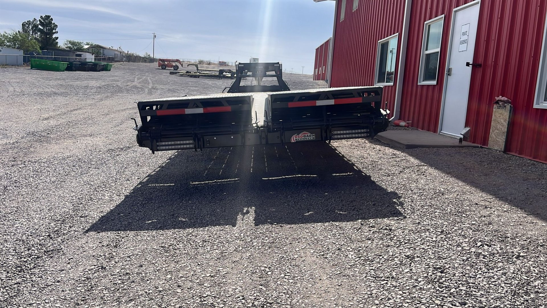 New 2025 RawMaxx 40'X102" FDX FLAT DECK GOOSENECK Flatbed Trailer
