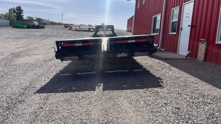 New 2025 RawMaxx 40'X102" FDX FLAT DECK GOOSENECK Flatbed Trailer